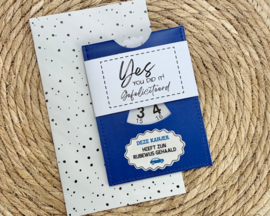 Rijbewijs cadeau - parkeerschijf "Deze kanjer heeft zijn rijbewijs gehaald"