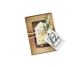 Mini-lichthuisje (5 x 3 cm) incl. ledlampje