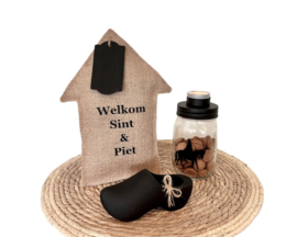 Sinterklaas Decoratie set "Welkom Sint & Piet" | 3 delig