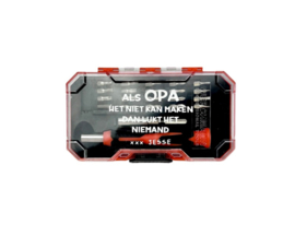 Gepersonaliseerd precisie bitset een drop | klus cadeau Opa
