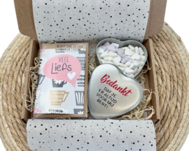 Brievenbus Bedankt Cadeau 'Veel liefs'