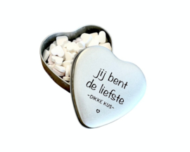 Snoepblikje "Jij bent de liefste"