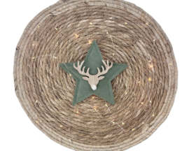 Kerstster-Rendier Hanger – Vrolijke Versiering