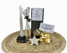 Stijlvol Kerstcadeaupakket  "Hartelijke Kerstgroet"
