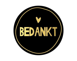 Stickers | 'Bedankt'