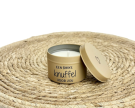 ✨ Geurkaarsje in blik – Een dikke knuffel voor jou ✨