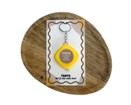 Vaderdag cadeau papa | Jij bent mijn maatje sleutelhanger