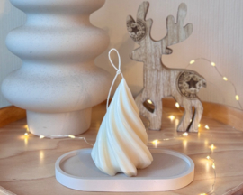 Soja Kerstboomkaars 11 cm – Milieuvriendelijk & Vegan