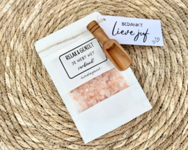 Juf bedankje – Relaxmomentje met Himalaya (voeten)badzout
