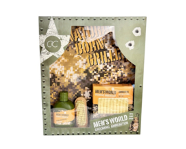 Men’s World BBQ & Verzorgingsset – Grappig Cadeau voor Mannen