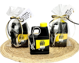 Bodywash in jerrycan – Vaderdagcadeau voor vader of opa | Met gereedschap sleutelhanger