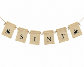 Sinterklaasslinger met 6 zakjes