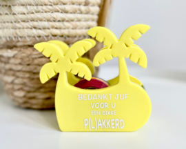 Juf bedankje | Plakbandhouder met tape