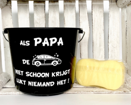 Vaderdag cadeau "Autowasset voor papa/opa"