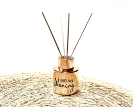 Housewarming Cadeau | Huisparfum Flesje 'Nieuwe Woning'