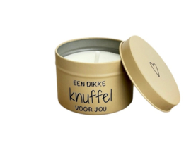 ✨ Geurkaarsje in blik – Een dikke knuffel voor jou ✨