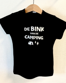 T-shirt 'De bink van de camping'