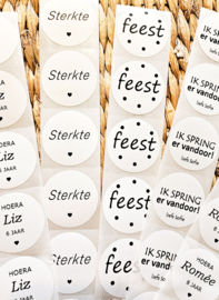 Gepersonaliseerde stickers | 10 stuks