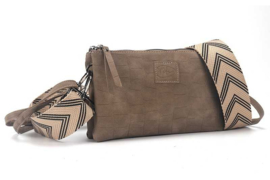 Camel New Amsterdam schoudertasje crossbody