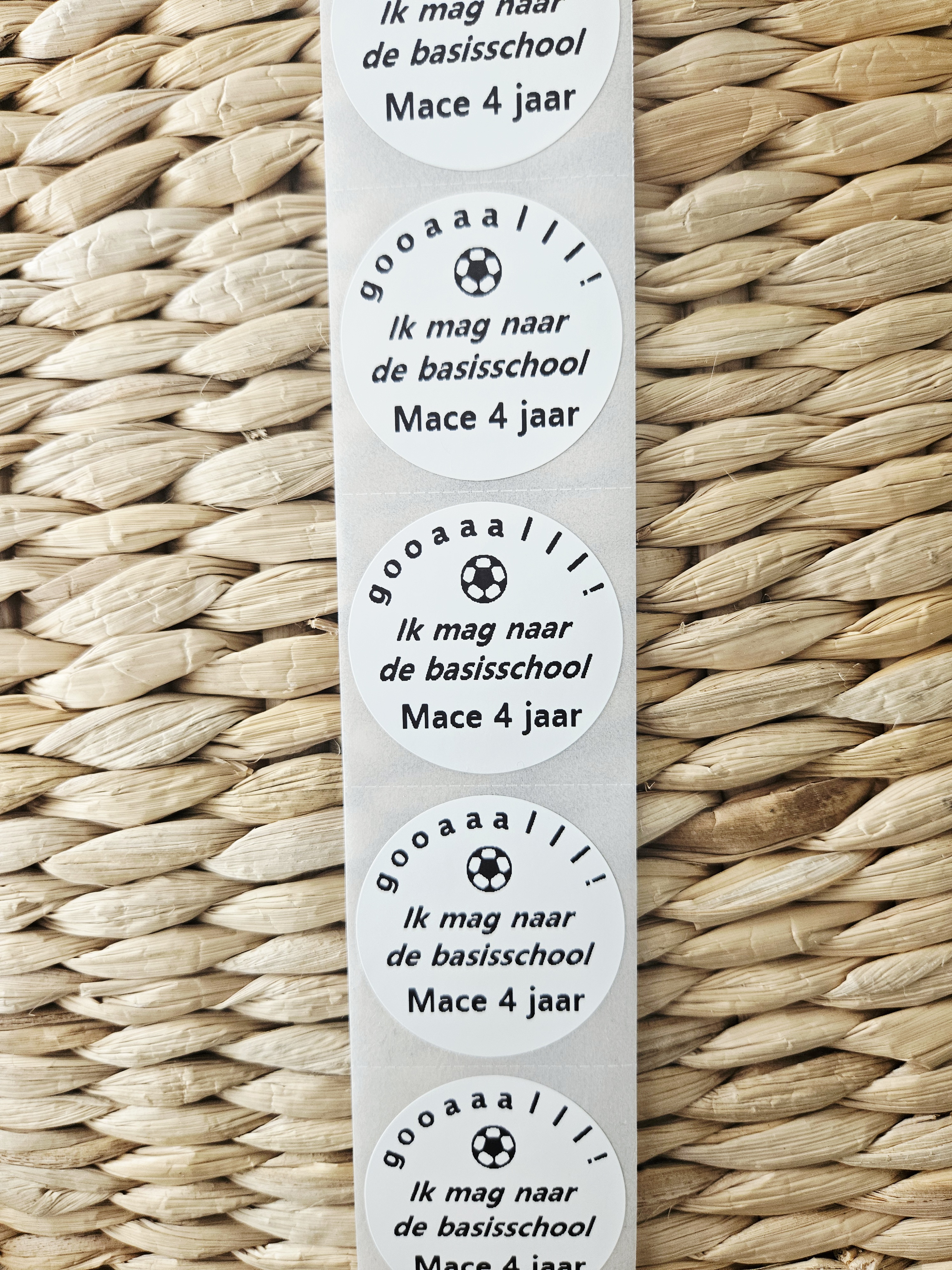 Stickers |  Goal! Ik mag naar de basisschool - 10 stuks