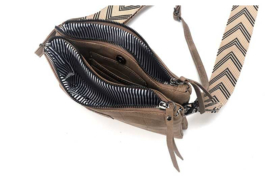 Camel New Amsterdam schoudertasje crossbody