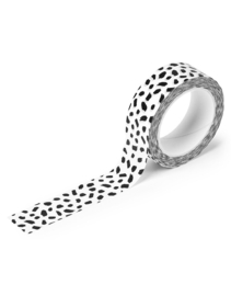 Maskingtape - wit cheetah patroon