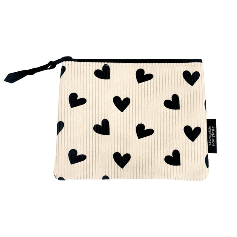 Opbergtasje | Etui | Toilettasje | Hartjes