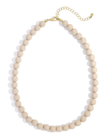Kralenketting - licht bruin