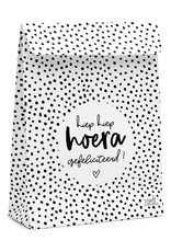 Cadeauzakje - Hiep hiep hoera, gefeliciteerd
