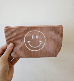 Toilet/make up tasje smiley