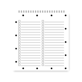 To do boekje | Boodschappenlijstje