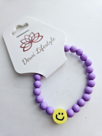 Smiley - Paars