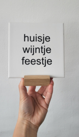 Huisje wijntje feestje