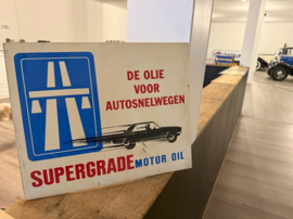 Supergrade motor oil Sign