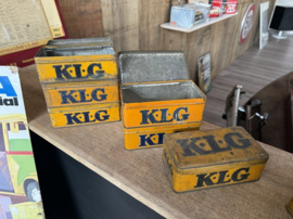 KLG vintage blik (opgelet prijs is per stuk)