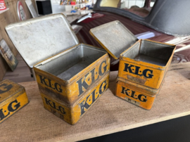 KLG vintage blik (opgelet prijs is per stuk)