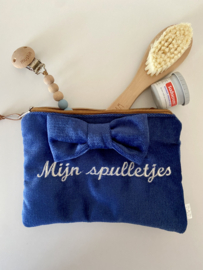 Toilettasje mijn spulletjes - Marineblauw