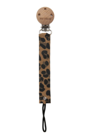 Speenkoord leopard leer