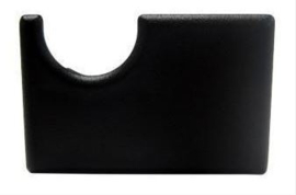 HANDLE END CAP LT, TCGR MADE FROM BLACK ABS