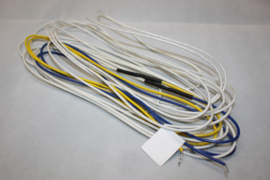 HEATER WIRE GL BRAID 290" 220V 3.5W/FT 48" YELLOW BLUE LEADS