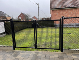 Poort met dubbele vleugel - 2 meter breed - 1 meter hoog