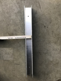 U-profiel aluminium 40cm voor betonplaten