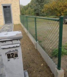 Draad-pakket met combi palen 1 meter hoog - Lengte 25 meter