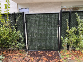 Poort met enkele vleugel, 1.20 meter breed, 1.50 meter hoog