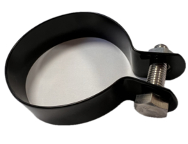 Beugel voor buis - inclusief inox bout en moer M8