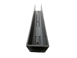 PVC plaathouder 30cm - U-profiel voor muurbevestiging
