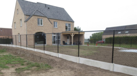 Draad-pakket met combi palen 1,80 meter hoog - Lengte 25 meter