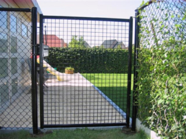 Poort met enkele vleugel, 1 meter breed, 1.50 meter hoog