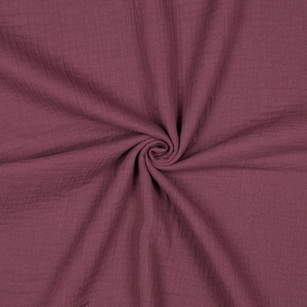 Double Gauze -  Aubergine