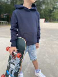 Sweat - Navy - Coupon 90 cm
